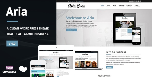 Aria - Pure Business WordPress Theme Logo